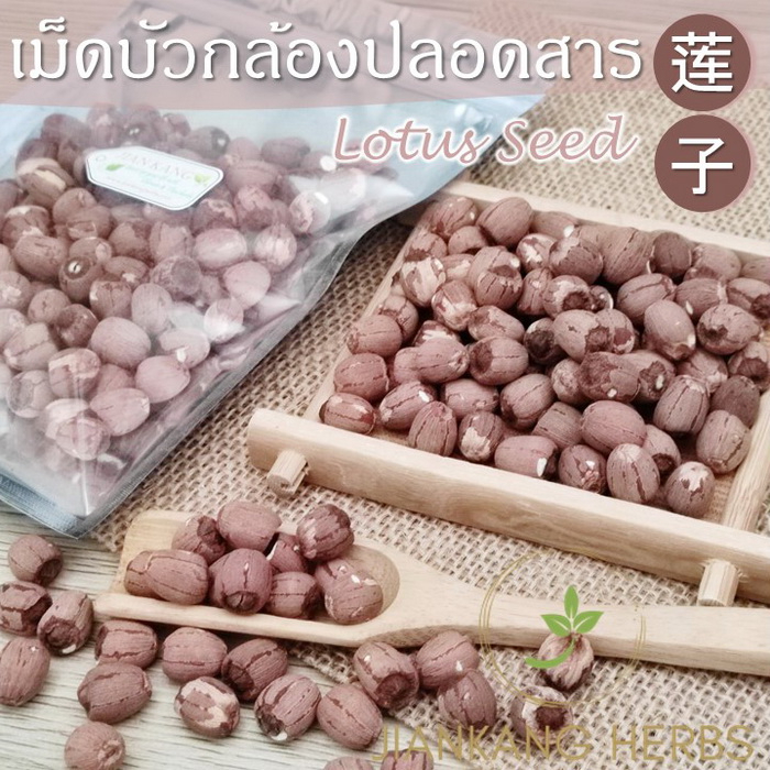เม็ดบัว เม็ดบัวกล้อง ปลอดสาร ไม่ขัดสี 100 250 กรัม เม็ดบัวไทย Lotus Seed เมล็ดบัว เมล็ดบัวกล้อง มีดี