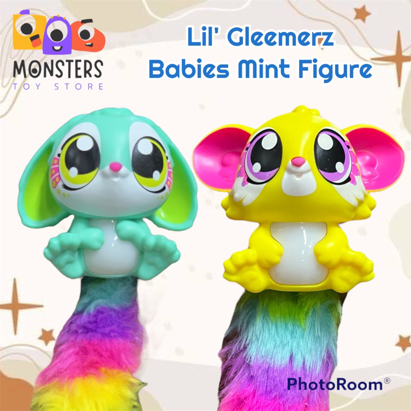 Lil' Gleemerz Babies Mint Figure ของเล่นกระรอก มีเสียง มีไฟ **มือสอง**