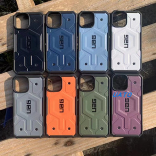 ส่งจากไทย เร็ว1-2วัน เคสโทรศัพท์ Case iP 14 i4pro i14promax i14plus Uag Pathfinder  แม่เหล็กในตัว ติดบนหลังเคส