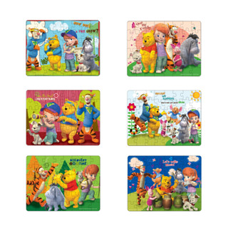 Disney(ดิสนีย์) puzzle mat 6 pcs (pooh) Toy Smart