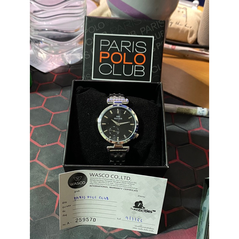 นาฬิกา Paris Polo Club รุ่น PPC-220503L-BK