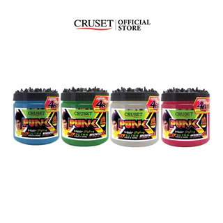 CRUSET พั้งค์ แฮร์ สไตล์ลิ่ง เจล อัลตร้า โฮลด์ & ชายน์ สูตรแข็งพิเศษ เนื้อมุกคริสตัล อยู่ทรงนาน ไม่เป็นขุย ขนาด 500 มล.