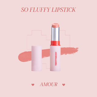 TWENTYWENDY | So Fluffy Lipstick - AMOUR  ลิปเเมทเนื้อกำมะหยี่ สีนู้ดอมชมพู เนื้อลิปนุ่มฟู ฟีลเกาหลี ปากดูอวบอิ่ม