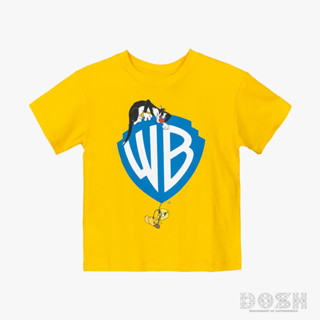 DOSH KIDS UNISEX T-SHIRTS WB เสื้อยืดคอกลมเด็ก DWABT5000-YE