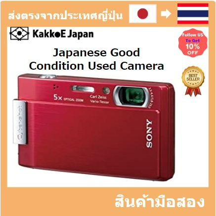 【ญี่ปุ่น กล้องมือสอง】[Japan Used Camera] Sony Sony Digital Camera Cyber ​​Shot T100 Red