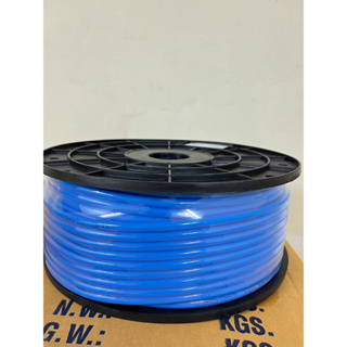 สายลมPUเกรดA สีฟ้า ท่อลม สายลม  มีขนาด 2.5x4, 4x6 /5x8  มิล (Polyurethane Air Hose) (เก็บเงินปลายทางได้)