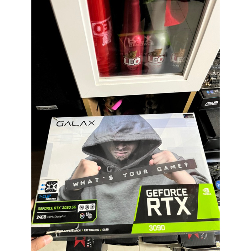 การ์ดจอ RTX3090 24 GB GALAX มือสองใช้งานปกติความแรงเท่ามือหนี่ง