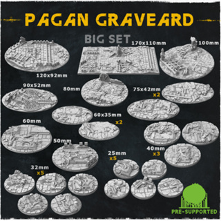 Pagan graveyard bases ฐานโมเดล warhammer 40k [Designed by Zabavka]