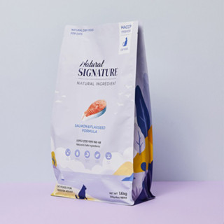 Natural Signature Cat (Salmon) เนเชอรัลซิกเนเจอร์ อาหารแมว ออร์แกนิค สูตรปลาแซลมอน 1.6 Kg.จากเกาหลี