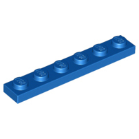 LEGO PART No: 3666 (ชิ้นส่วนเลโก้) Plate 1 x 6