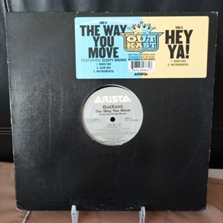 แผ่นเสียง Single 12" OutKast สองเพลงดัง The Way You Move และ Hey Ya! (2003) แผ่น US มือสอง สภาพปก/แผ่น VG++/VG++