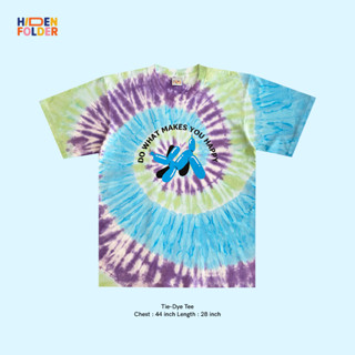 Hidden Folder (Tie-dye : Do What Make You Happy) เสื้อยืด hiddenfolder เสื้อมัดย้อม มัดย้อม เสื้อมัดย้อมกัดสี