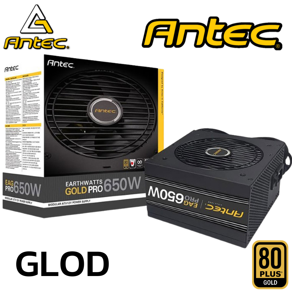 POWER SUPPLY ANTEC EA650G PRO 650W 80 PLUS GOLD (อุปกรณ์จ่ายไฟ) (80+ Gold)