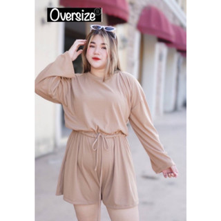 🔥Plussize🔥จั้มสูทคนอ้วน🔥 L40-46     XL48-54