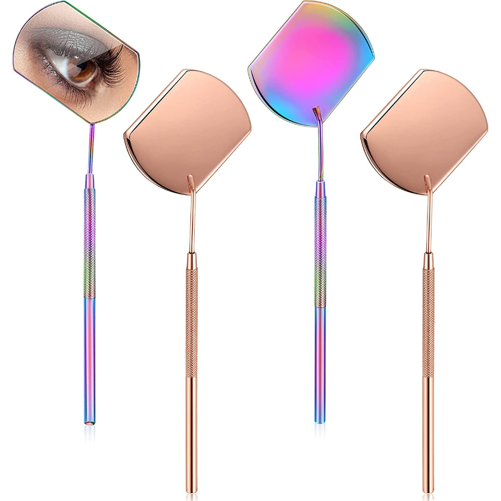 กระจกส่องขนตา Large Lash Mirror อุปกรณ์ต่อขนตา กระจกส่องขนตาใหญ่ กระจกแบบกว้าง กระจกส่องขนตา พร้อมส่