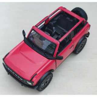 โมเดลรถ 2022 Ford Bronco scale 1:34 โมเดลรถเหล็ก