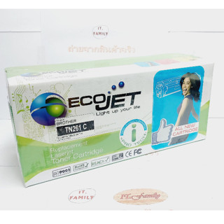 ตลับหมึกเลเซอร์ สำหรับเครื่องพิมพ์ LASER Brother TN 261C  ECOJET (ออกใบกำกับภาษีได้)