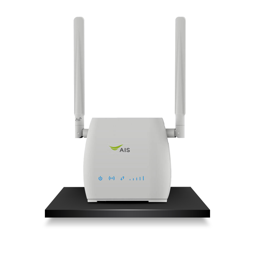 Ais 4G Hi-Speed Home WiFi White (RU S10) แบบใส่ซิม อุปกรณ์กระจายสัญญาณอินเตอร์เน็ต เร้าเตอร์ ประกันศูนย์ 1 ปี