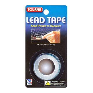 Tourna เทปตะกั่วถ่วงน้ำหนักไม้เทนนิส Lead Tape Racket Tennis | Silver ( 078914001307 , LD-36 )