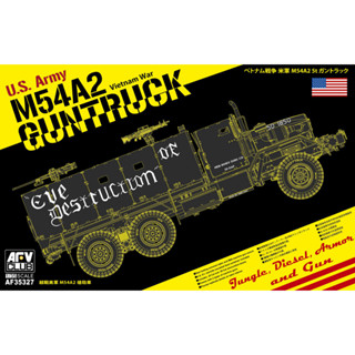 1/35 M54A2 6x6 cargo Gun Truck in Vietnam #35327 AFV club