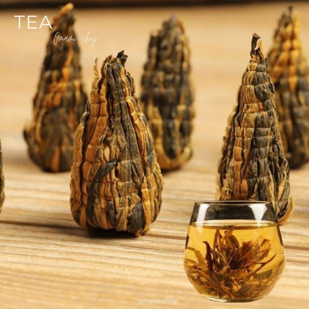 ชาดอกไม้บาน ขาอัดก้อน Flower Tea ชาออแกนิค100% ชาผูเออร์ - รูปที่ 3