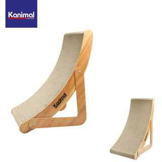 ที่ลับเล็บแมว Kanimal Curved ที่ลับเล็บแมวกระดาษ ที่ฝนเล็บแมว ที่ข่วนเล็บแมว 60x25x6.5ซม. ของเล่นแมว Cat Scratcher Sikan