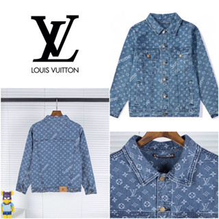 เสื้อแจ็คเก็ต Louis Vuitton x Supreme Denim Jacket