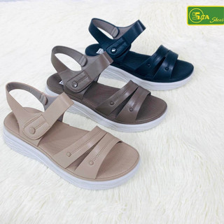 SEA Shoes (ซีชูส์) 9612-044 รองเท้าแตะ แบบรัดส้น ส้นเตี้ย