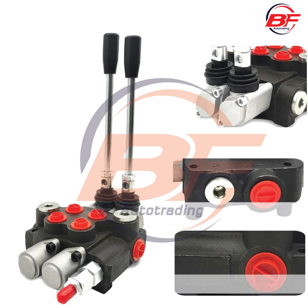 คอนโทรลวาล์ว  คอนโทรลไฮดรอลิก 2 แกน ขนาด 4หุน  คอนโทรลรถไถ รุ่น2แกน สำหรับ รถไถ คูโบต้า  ยันม่าร์ - รูปที่ 6