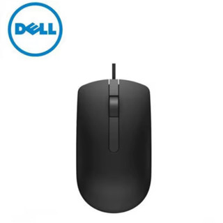 DELL MOUSE เม้าส์ USB MS116 - BLACK / Logitech B100 Optical USB Mouse (เมาส์)