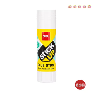 Deli Glue Stick กาวแท่ง แพ็ค 12 แท่ง ขนาด 36/21 /15/ 9 กรัม กาว อุปกรณ์สำนักงาน เครื่องเขียน ขายส่ง