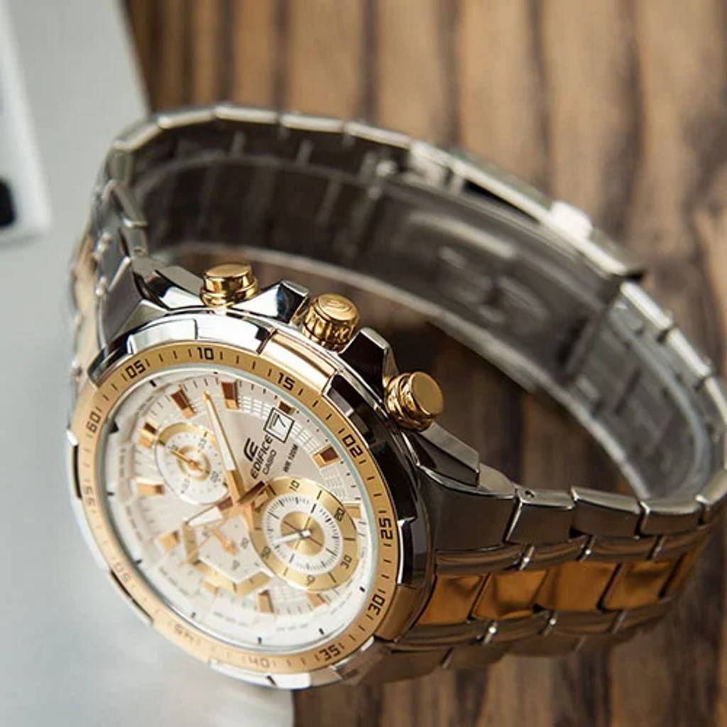 นาฬิกาคาสิโอ EDIFICE รุ่น EFR-539SG-7A กันน้ำ รับประกัน 1 ปี