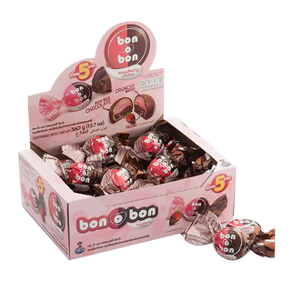 บอนโอบอน Bon O Bon ช็อกโกแลตสอดใส้ หอม หวาน อร่อยทุกรสชาติ (ยกแพ็ค 24 ชิ้น)