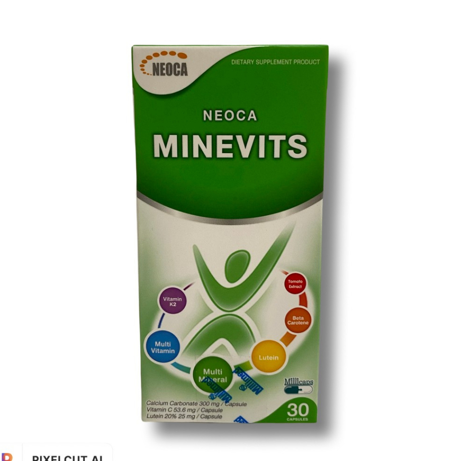 NEOCA MINEVITS 30 TAB วิตามินรวมและแร่ธาตุ 24 ชนิด