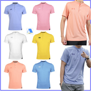 ส่งฟรี! ลดล้าสตอคสู้โควิด มีเก็บปลายทาง เสื้อโปโล วาริกซ์ WARRIX WA3329 WA-3329 BUBBLE 2 สีพาสเทล เสื้อโปโลคอจีน แท้100%