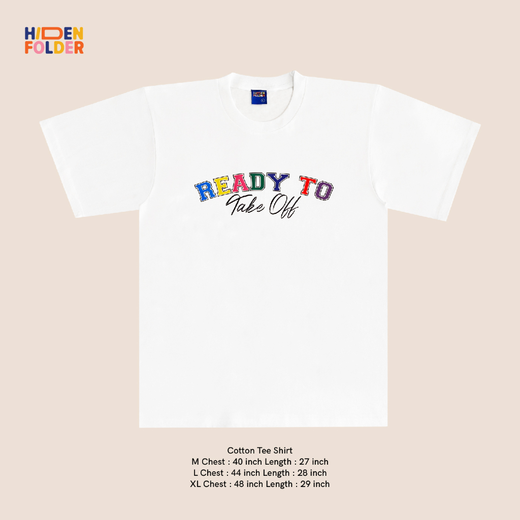 Hidden Folder (Ready to Take off Tee) เสื้อยืด ใส่อยู่บ้าน วันหยุด cotton ใส่สบาย