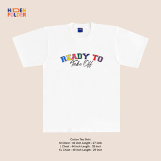 Hidden Folder (Ready to Take off Tee) เสื้อยืด hiddenfolder ชุด Airport เสื้อยืด cotton Unisex เสื้อยืดหน้าร้อน