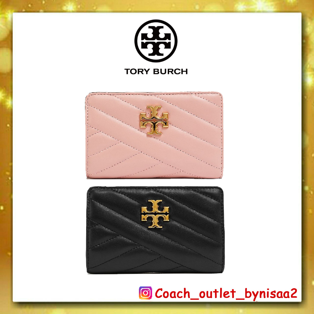 TORY BURCH KIRA CHEVRON MEDIUM SLIM WALLET