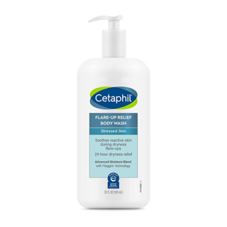 [ของแท้ 100%] CETAPHIL FLARE-UP RELIEF BODY WASH STRESSED SKIN 20 fl.oz (591 ml.)