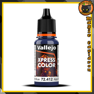 Storm Blue Xpress 18ml. New Vallejo Game Color Xpress สีอะคริลิคสูตรน้ำ