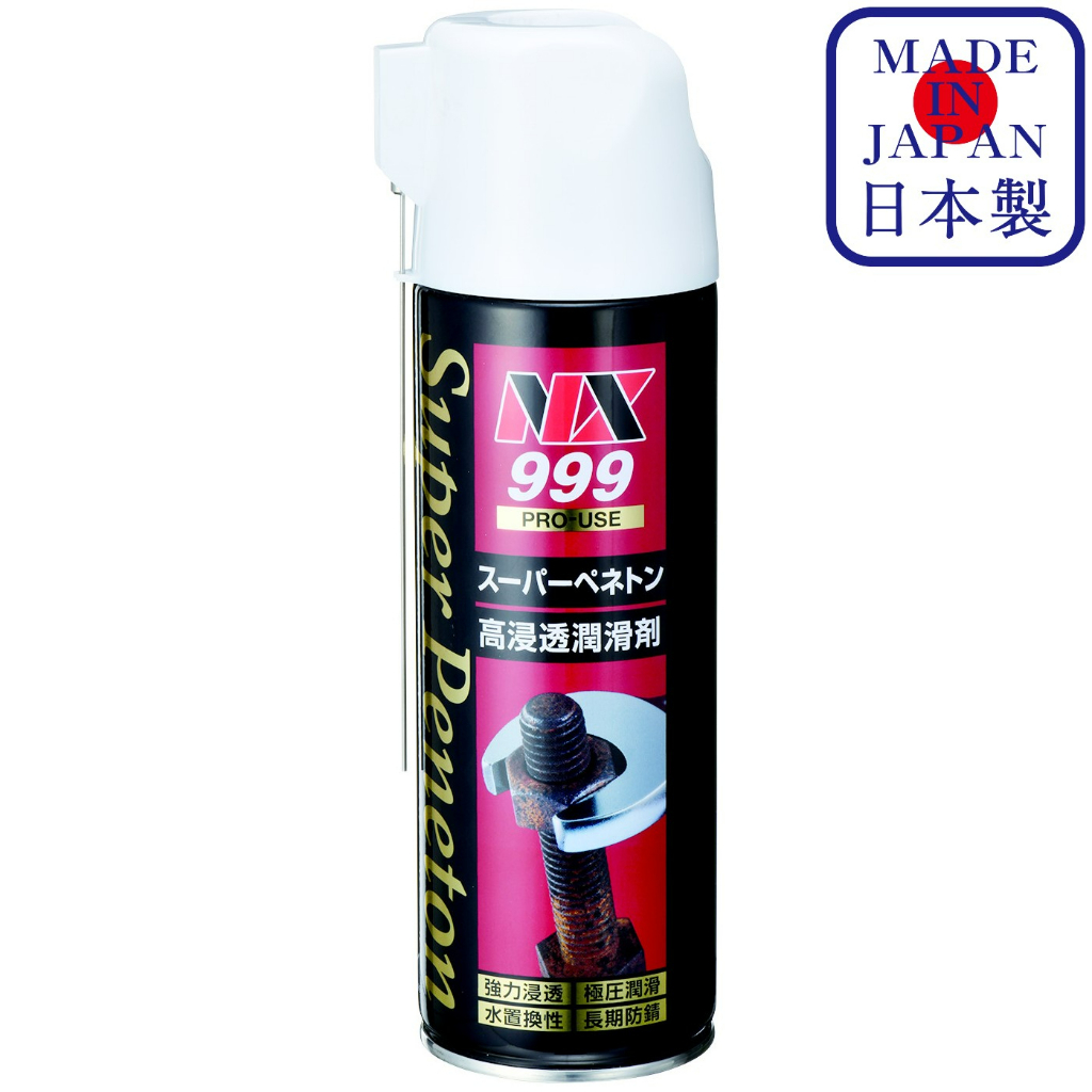 NX999 สเปรย์ น้ำมัน หล่อลื่น กันสนิม โลหะ เหล็ก แทรกซึม ประสิทธิภาพ สูงสุด ผสม PTFE Super Lubricant 