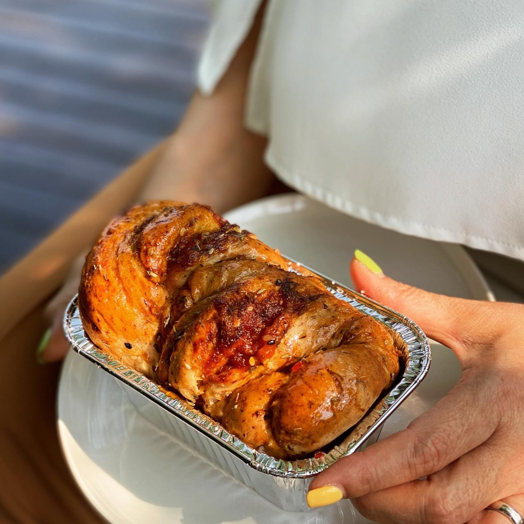 (147) Just Pretz spicy chicken ปังเพรทเซล รสไก่หยองพริกเผา