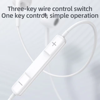 KIVEE หูฟัง หูฟังอินเอียร 3.5mm แบบมีสาย หูฟัง 3.5mm Jack for Samsung Oppo HUAWEI หูฟังใช้สาย ของแท้100% earphone