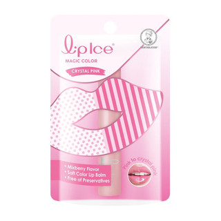 Lip Ice Magic Color Crystal Pink ลิปไอซ์ เมจิค คัลเลอร์ คริสตัล พิงค์ ผลิตภัณฑ์บำรุงริมฝีปาก 2 กรัม