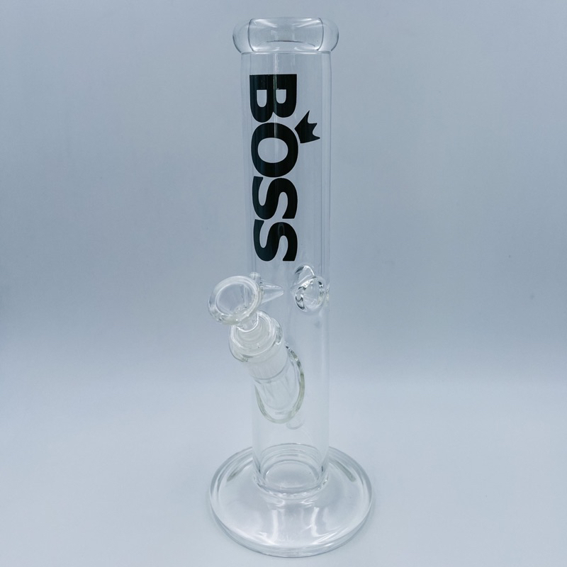 BOSS Glass Straight Cylindrical Ice Bong l 30 cm