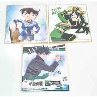 [ลิขสิทธิ์แท้] Mini Shikishi ลาย โคนัน  Megumi jujutsu kaisen my hero academia