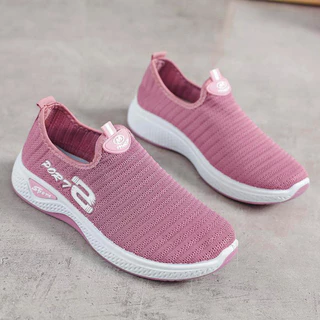 Fshoes🍄รองเท้าผ้าใบแฟชั่นเก๋ๆของผู้หญิง สวมใส่สบาย ราคาเบาหวิว