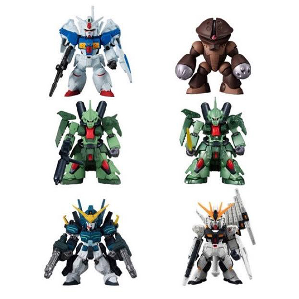 Bandai (ครบ Set 6 กล่อง) FW Gundam Converge 10th Anniversary Memorial Selection 02 4549660628323 (Figure)