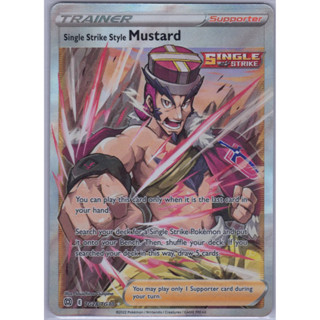 [Pokémon]Single Strike Style Mustard F TG28/TG30 SR Brilliant Stars