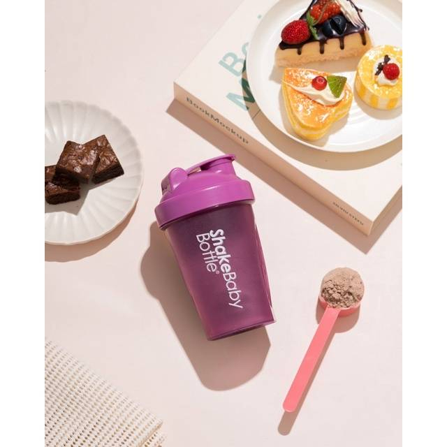 แก้ว Shake Baby Bottle [7 สีให้เลือก] [ชมพู/ขาว/ม่วง/เขียว/เทา/เหลือง] [1 ใบ] ของแท้จากเกาหลี แก้วเชคโปรตีน - รูปที่ 3